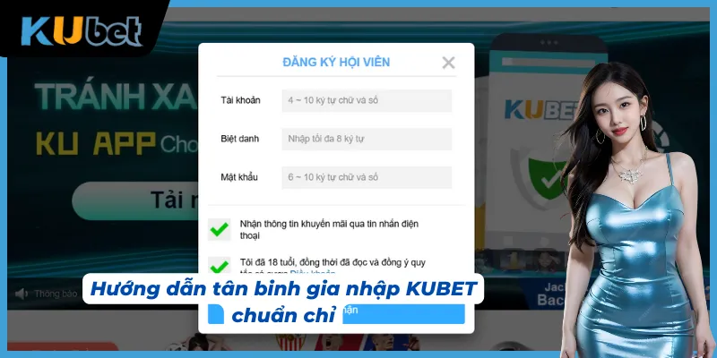 Từng bước rõ ràng để cược thủ mới làm quen với KUBET